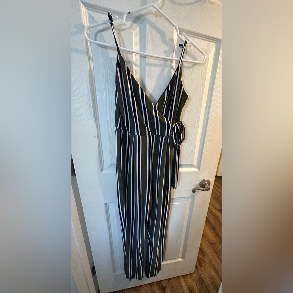Striped jumpsuit